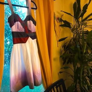 Silence and noise ombré dress